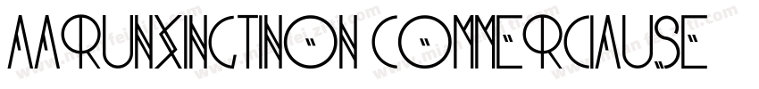 AaRunxingtiNon CommerciaUse字体转换